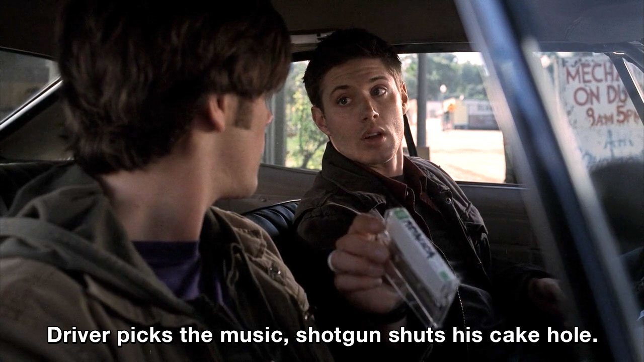 Dean Winchester Driver Picks The Music