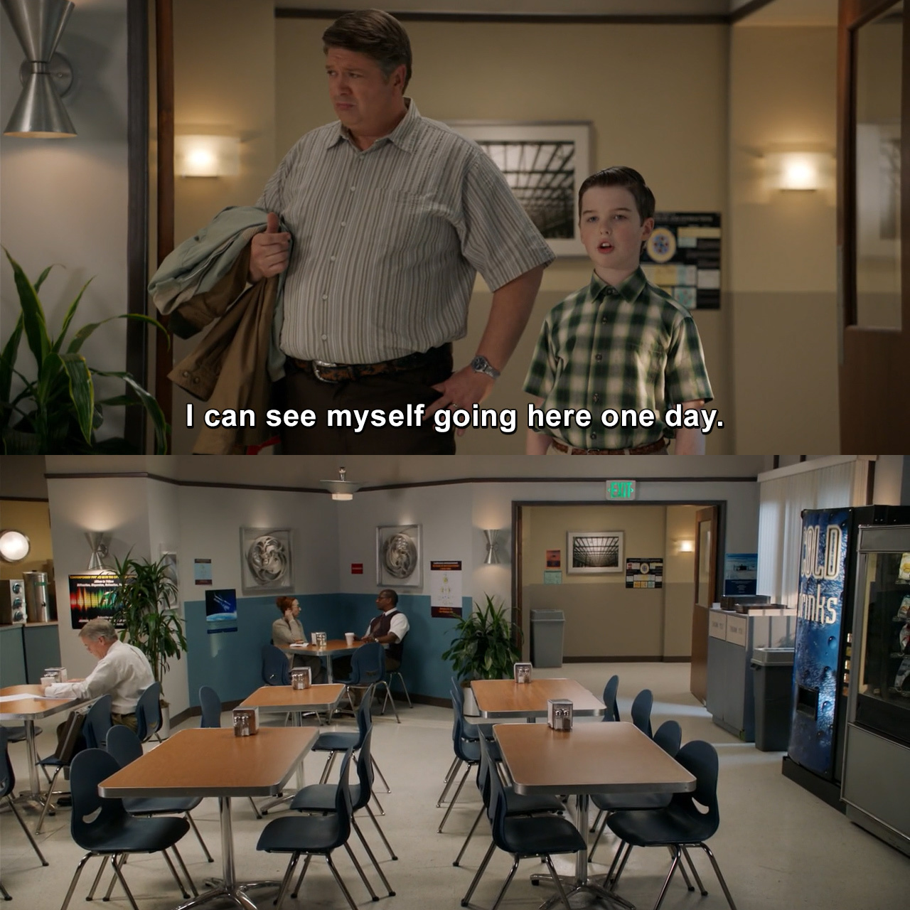 I can see myself going here one day. | Young Sheldon | TVgag.com