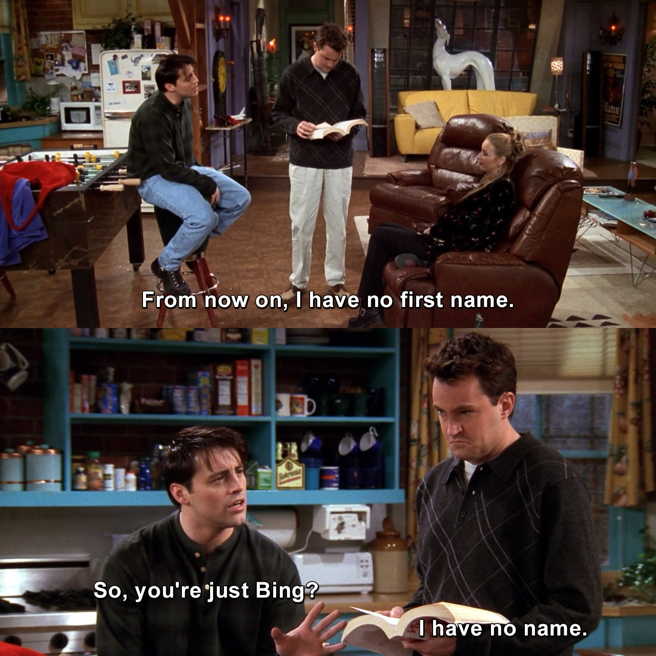 From now on, I have no first name. So, you're just Bing? I have no name ...