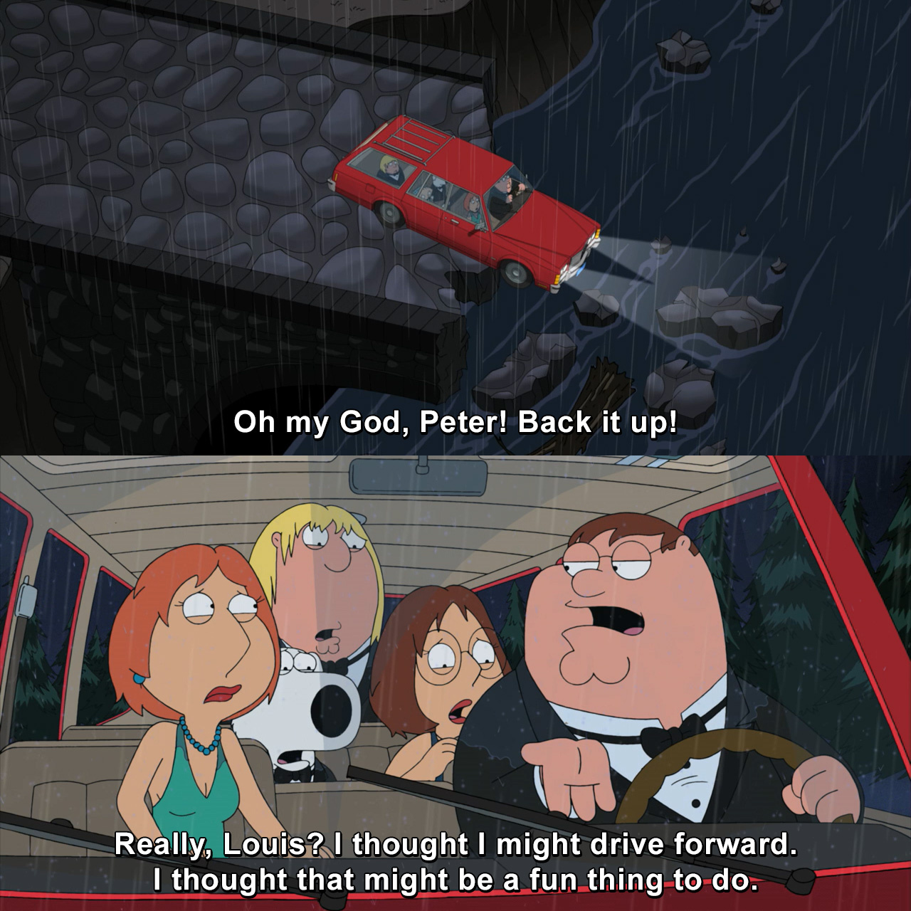 The Lord has recognized us! peter: hey lois remember that one time ishot  our daugeter meg griffin lois griffin: grocery - iFunny Brazil