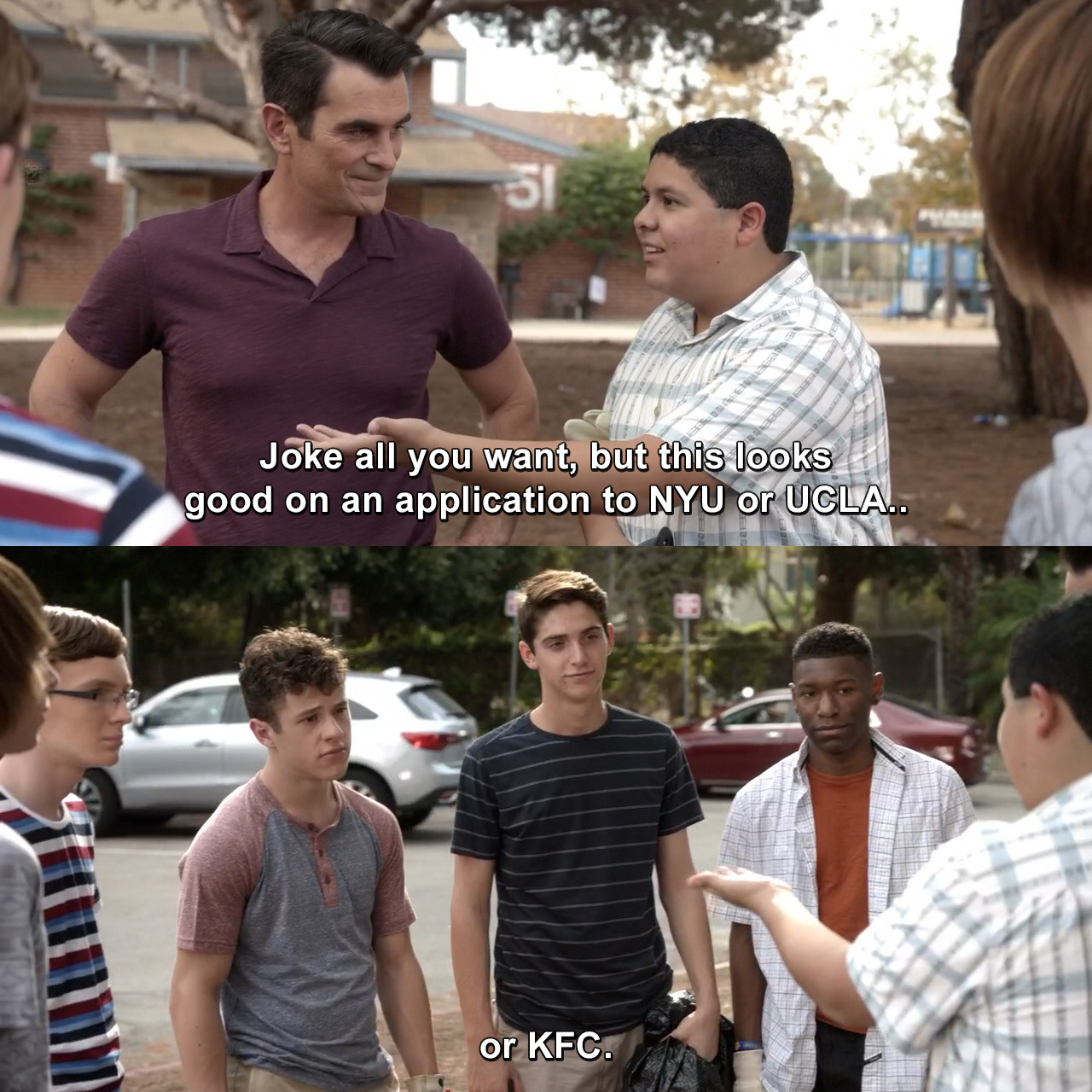 Joke all you want, but this looks good on an application to NYU or UCLA