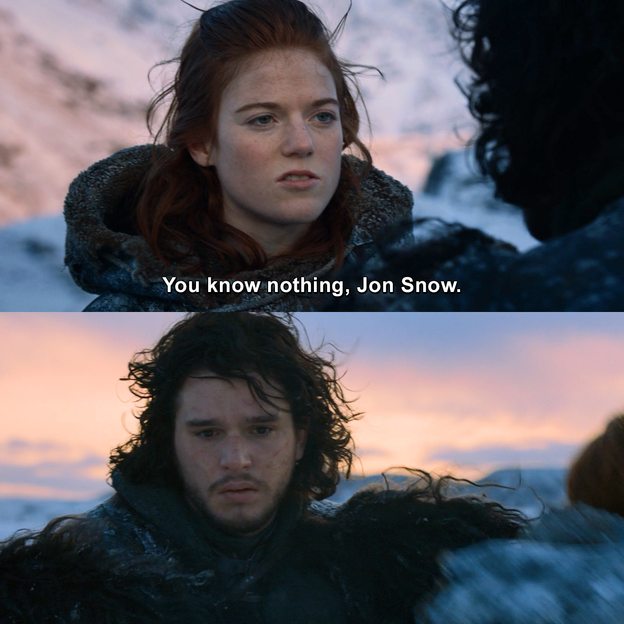 You know nothing, Jon Snow. | Game of Thrones | TVgag.com