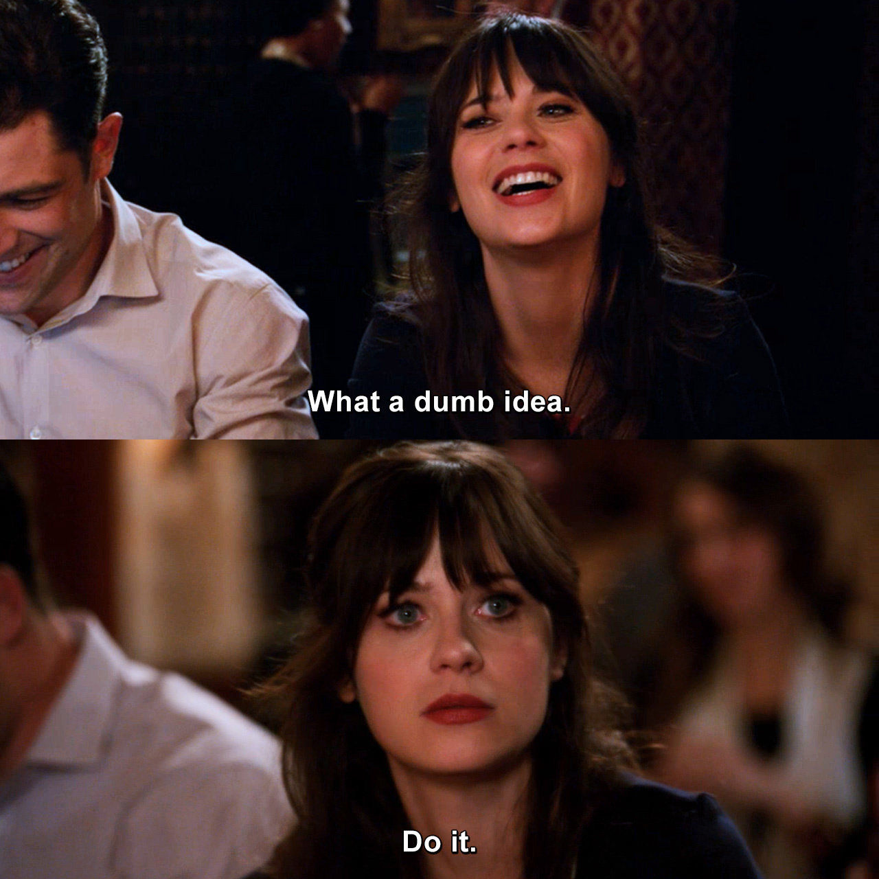 What a dumb idea. Do it. | New Girl | TVgag.com