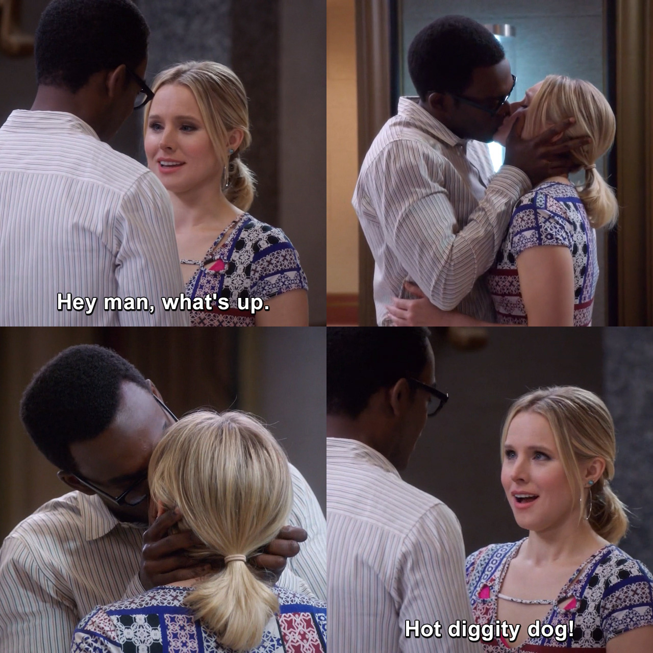 Hey man, what's up. Hot diggity dog! | The Good Place | TVgag.com