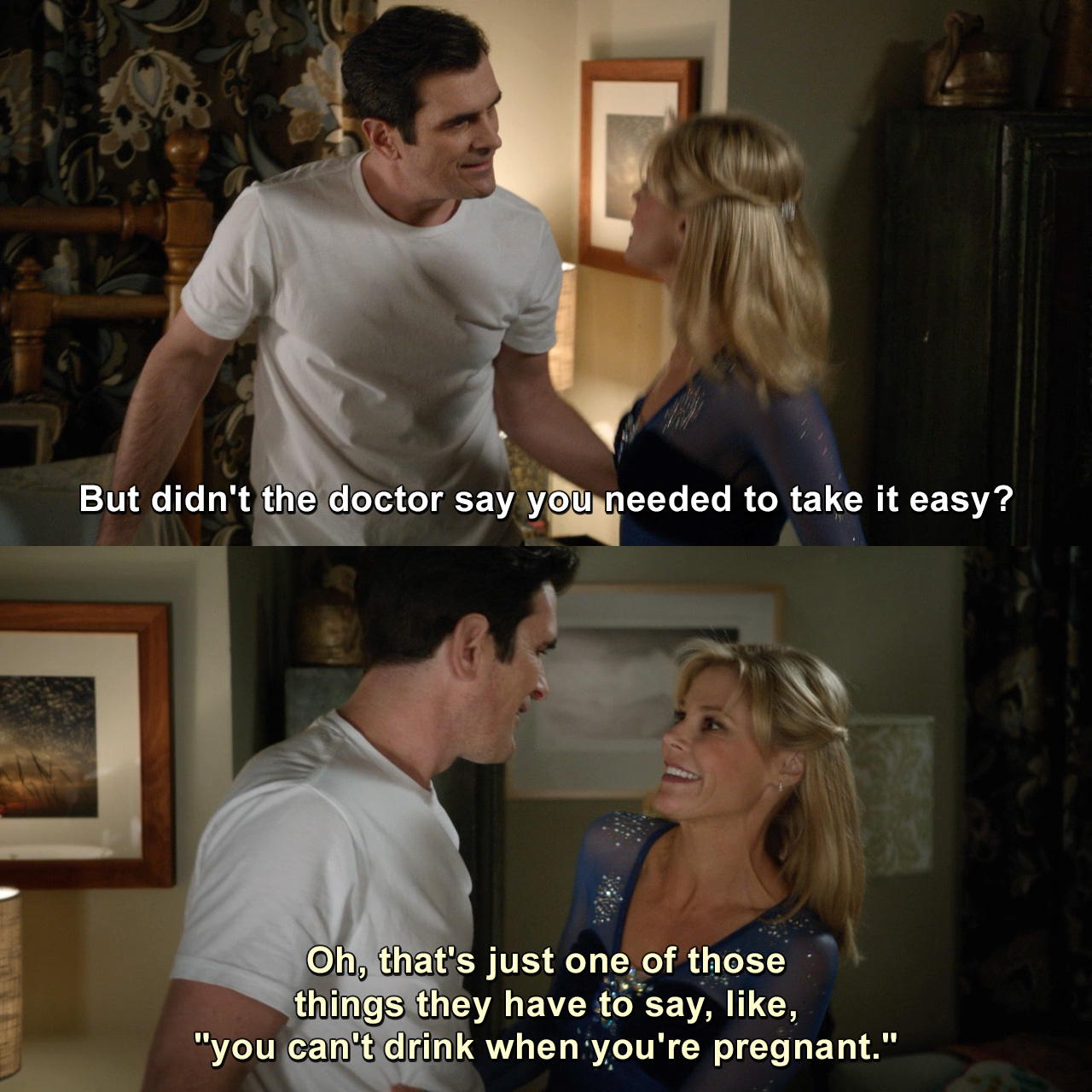 But didn't the doctor say you needed to take it easy? Oh, that's just