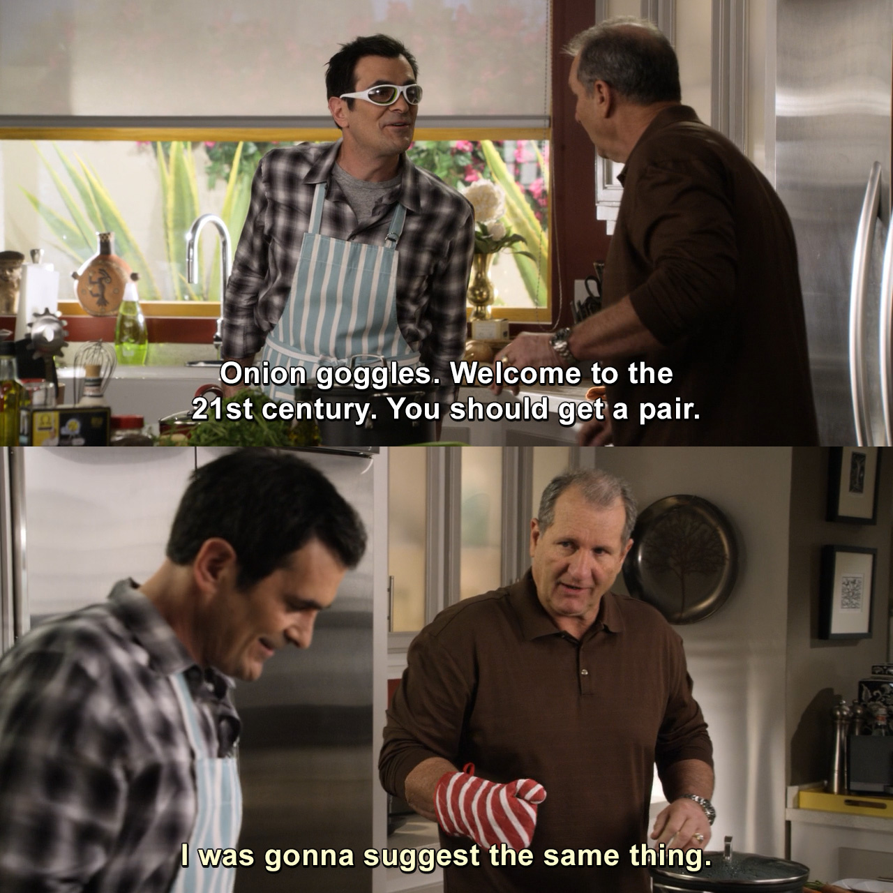 Welcome To The 21st Century You Should Get A Pair I Was Gonna Suggest The Same Thing Modern Family Tvgag Com